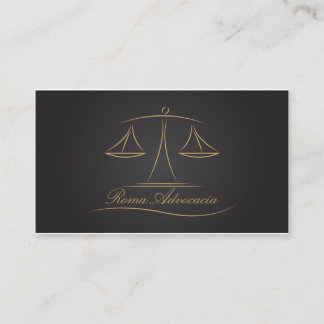Business card for lawyers