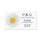 Business card for P.E.O. members