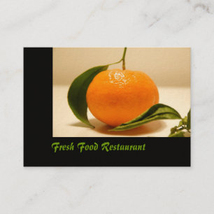 Business Card Fresh Food Restaurant
