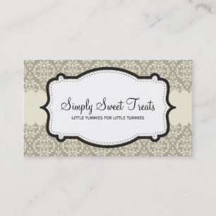 BUSINESS CARD :: funky damask 9L