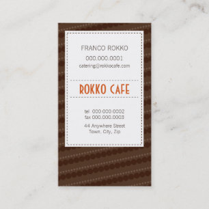 BUSINESS CARD :: funky menu 15