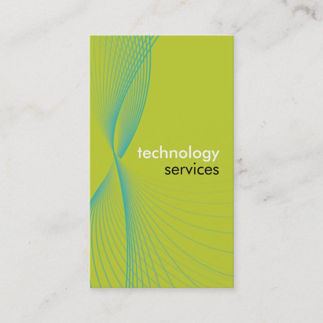 BUSINESS CARD :: futuristica flair P1 (Front)