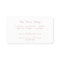 Business Card | Glitter Credit Card Rose Gold