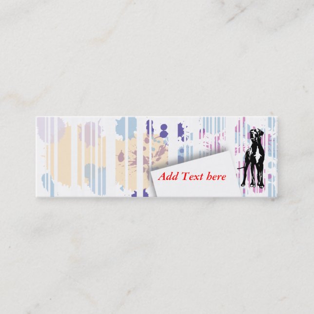 Business Card Great Dane (Front)