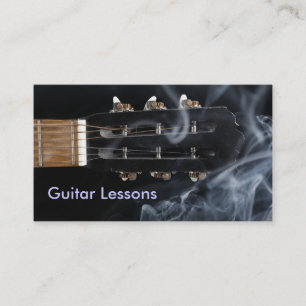 Business Card: Guitar Lessons Card