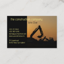 Business card High-quality construction for the fu