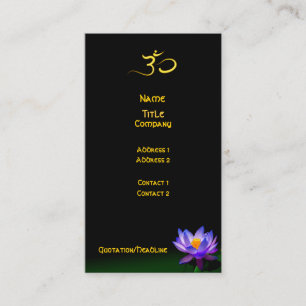 Business card, Holistic Healers Card