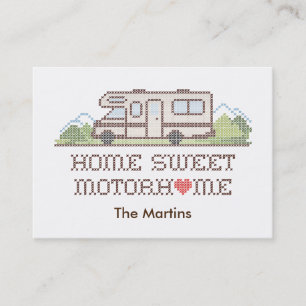 Business Card Home Sweet Motor Home