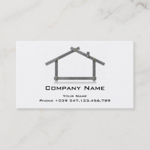 Business Card House Metal Metre Tool