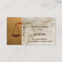 Business card lawyer