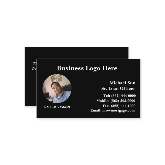 Business Card Loan Officer / Realtor (Front/Back In Situ)