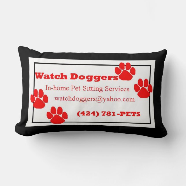 Business Card Lumbar Cushion (Front)