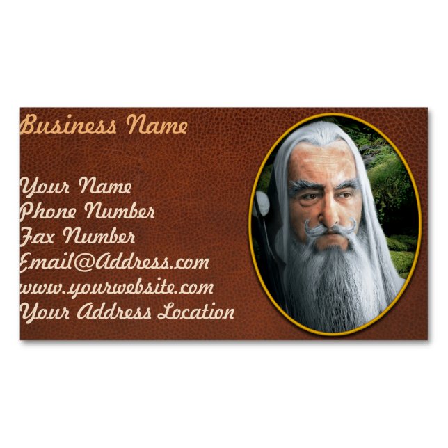 business card - magnet - horiz temp (Front)