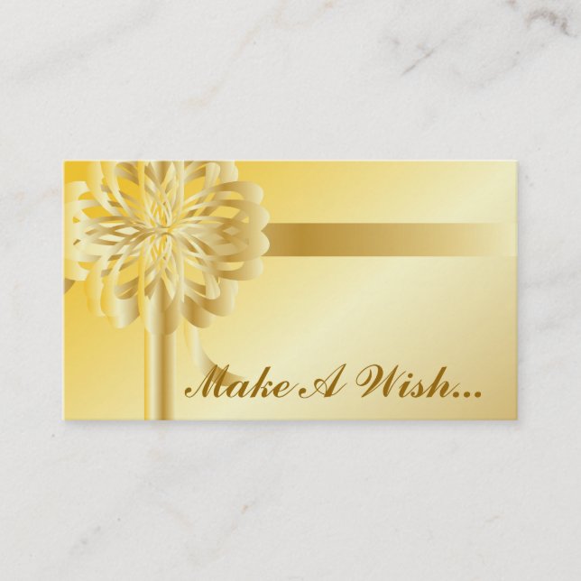 Business Card Make A Wish...-Customise (Front)
