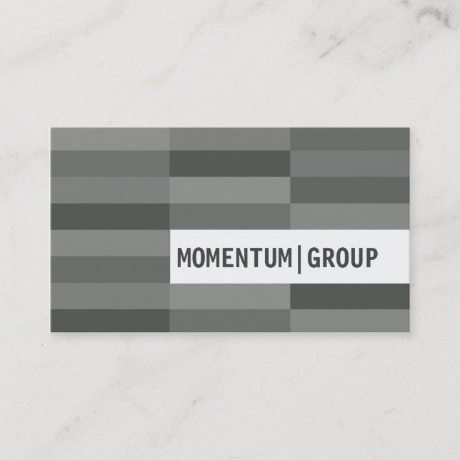 BUSINESS CARD :: modern rectangular panels 7 (Front)
