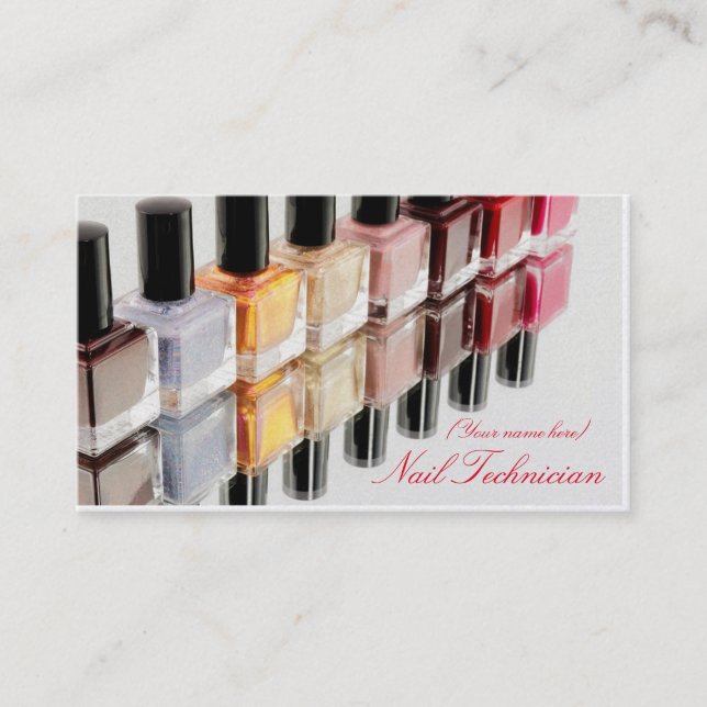 Business Card/Nail Technician Card (Front)