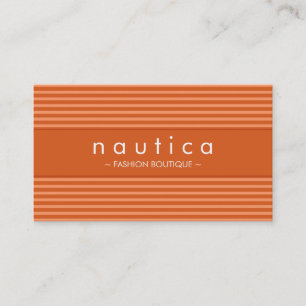 BUSINESS CARD :: nautical striped 15