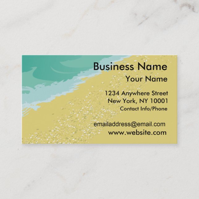 Business Card Ocean Beach (Front)