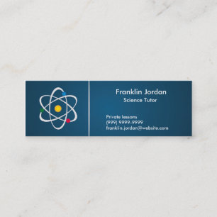 Business card particular professor