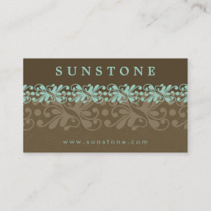 BUSINESS CARD :: patterned sunstone 6