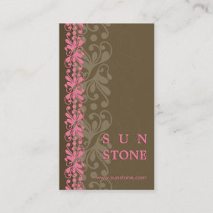 BUSINESS CARD :: patterned sunstone P2