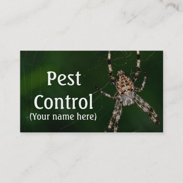 Business Card/Pest Control Card (Front)