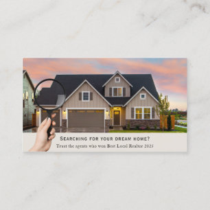 Business Card, photo customisable for Real Estate  Card