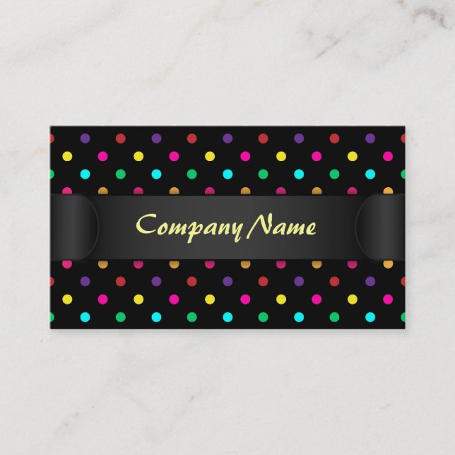 Business card Polka Dot (Front)