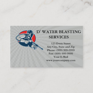 Business card Power Washing Pressure Water Blaster