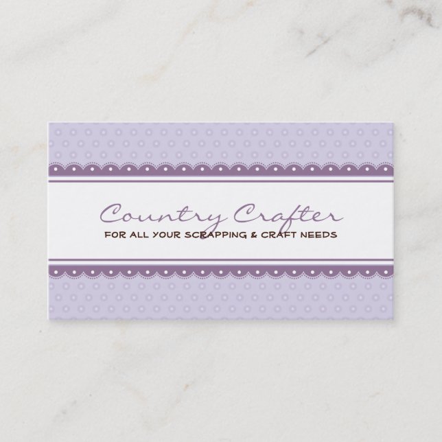 BUSINESS CARD :: pretty crafty 4 (Front)