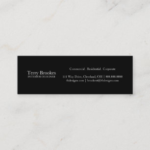 Business Card Profile II blk