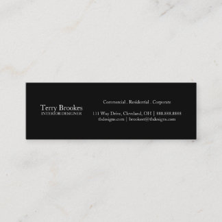 Business Card | Profile II |blk