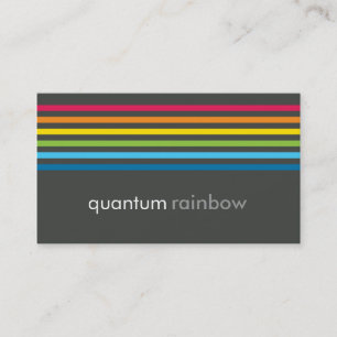 BUSINESS CARD :: rainbowed stripe 1