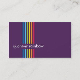 BUSINESS CARD :: rainbowed stripe 5