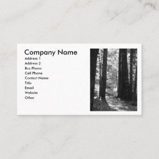Business Card - redwoods