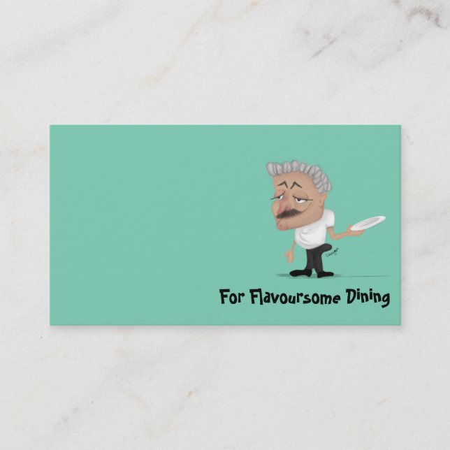 Business card Restaurant Humour (Front)