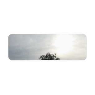 business card return address label