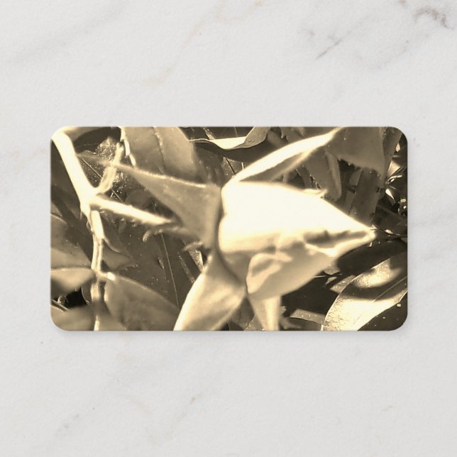 Business Card rose design  (Front)