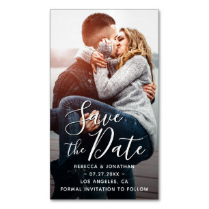 Business Card Save the Date Magnets   25 Pack