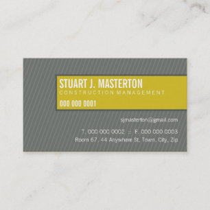 BUSINESS CARD :: simple blocked 7