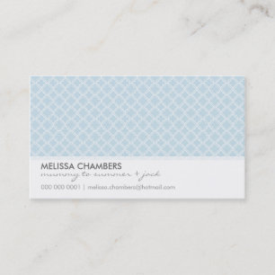 BUSINESS CARD :: simplistic-pattern 1L