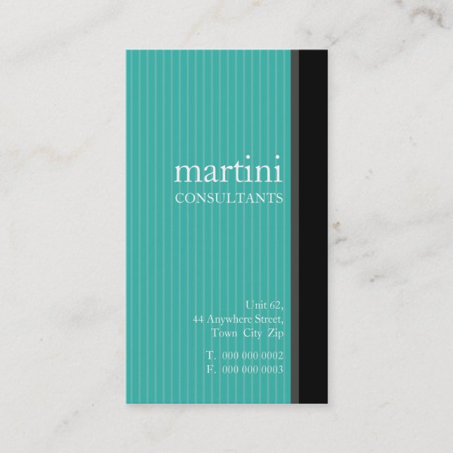 BUSINESS CARD :: simply sleek 7 (Front)