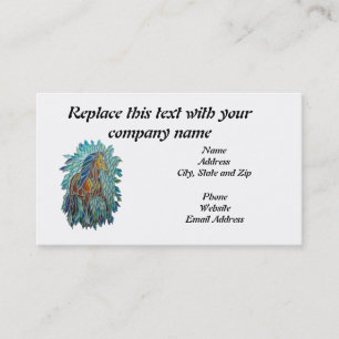 Business Card, Stained Glass Horse Business Card