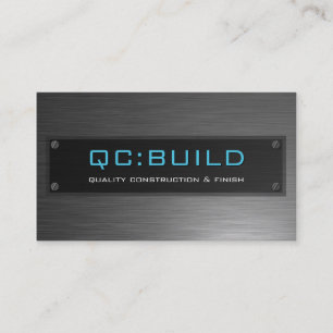 BUSINESS CARD :: stainless steel riveted 5