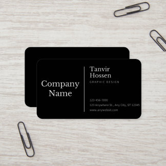 Business Card, Standard, 3.5" x 2.0"  Card