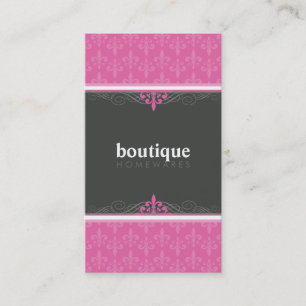 BUSINESS CARD stylish fleur de lis