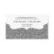 BUSINESS CARD stylish glitter sparkle silver pink