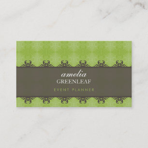 BUSINESS CARD :: stylish patterned 12