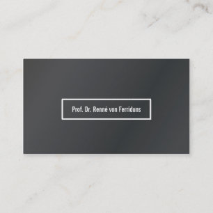 business card subtle