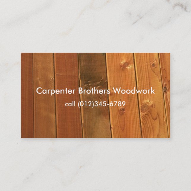 business card template (Front)